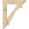 Ekena Millwork Balboa Slat Rough Sawn Bracket w/ Offset Brace, Douglas Fir, 8"W x 36"D x 44"H BKT0806X36X44BOA06RDF - alternate 3